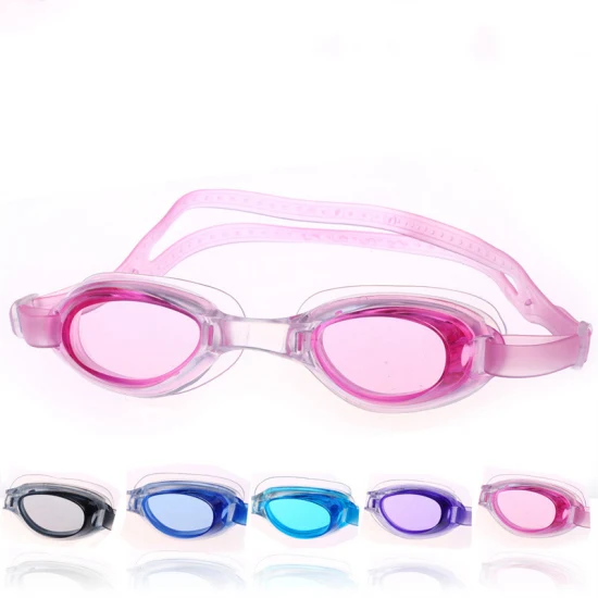 Противозапотевающие и водонепроницаемые очки для плавания для взрослых.