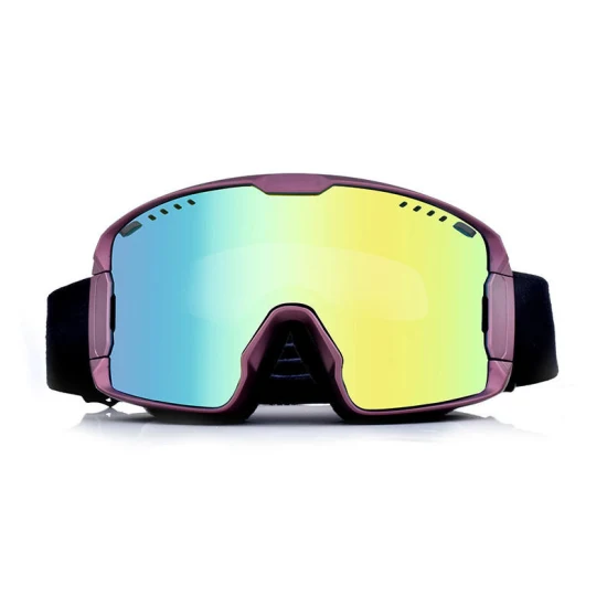 Оптовые лыжные очки с защитой от запотевания и ультрафиолета для зимнего катания на лыжах